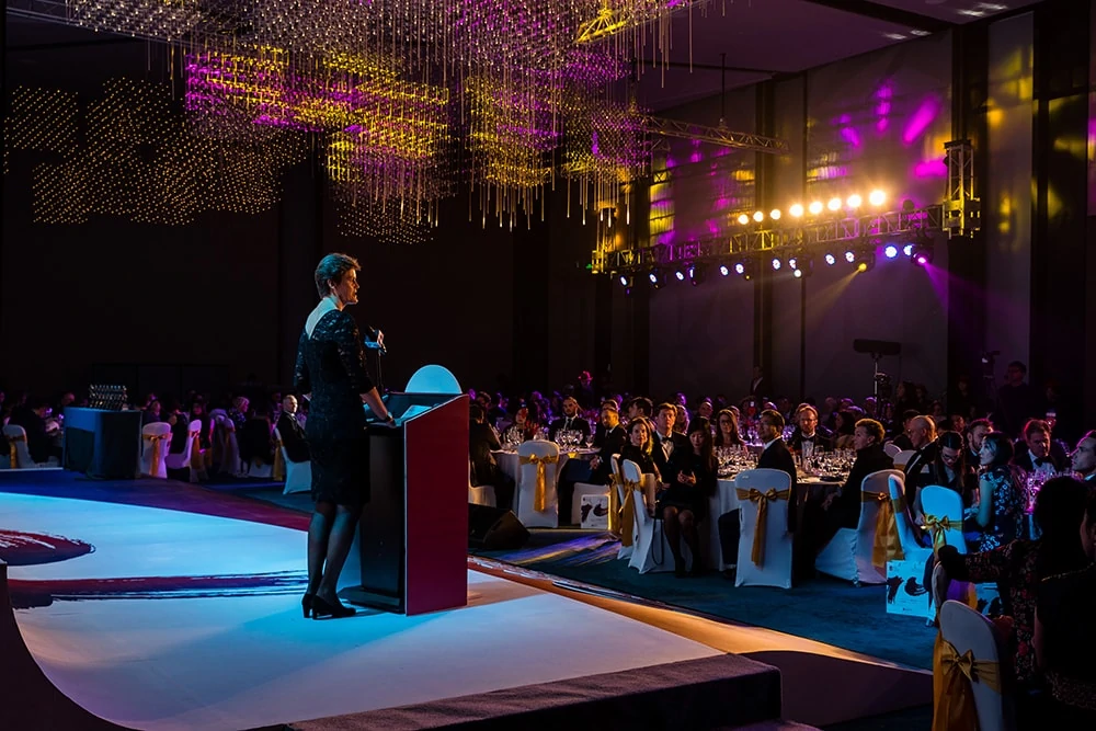 Ambassador Woodward at the 2018 British Business Awards